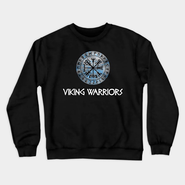 Viking Warriors Vegvisir Crewneck Sweatshirt by Scar